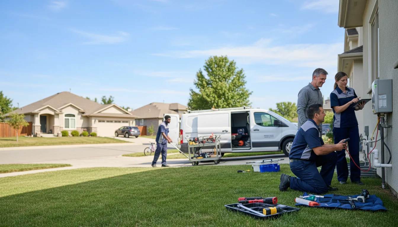 Tankless water heater service in Water View, VA